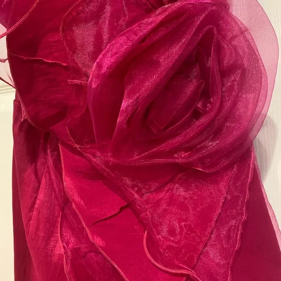 Party dress fuchsia - Picture 2 of 4